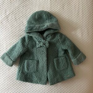 Mayoral Soft Green Kids Cape Coat